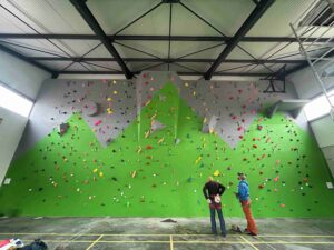 Mur de difficulté pour un centre de vacances