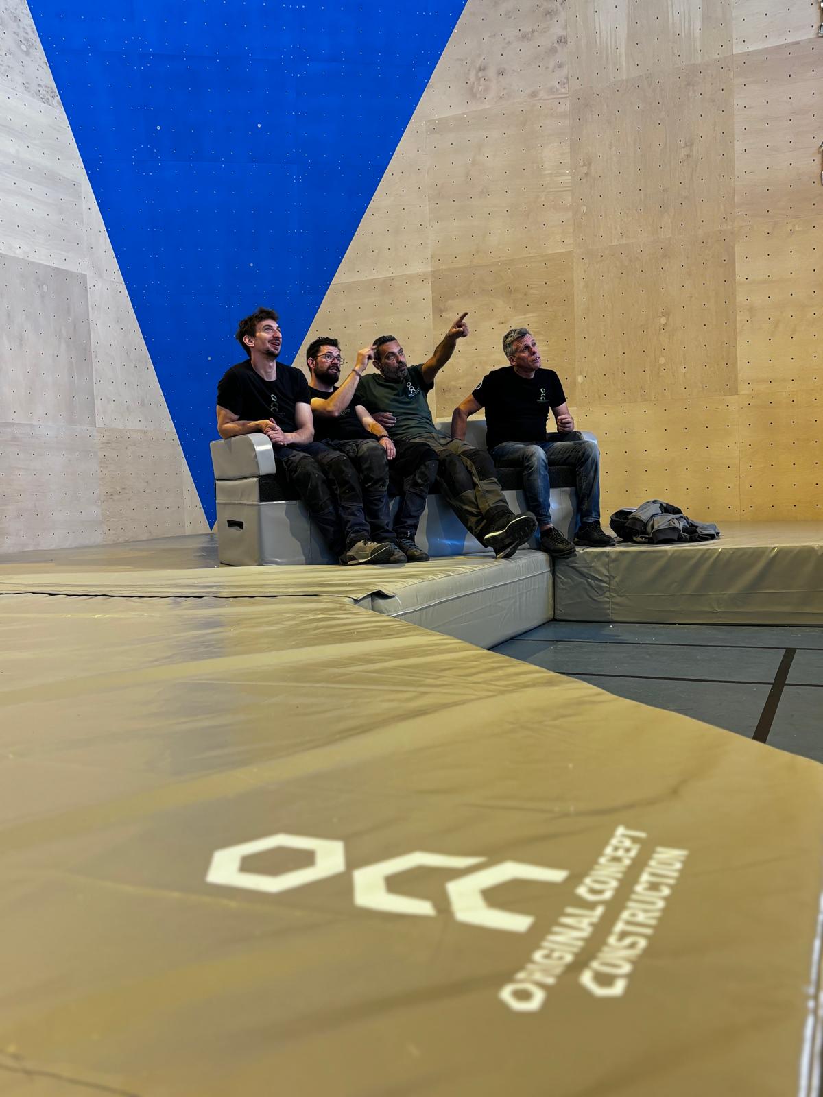 L'équipe OCC en plein réflexion